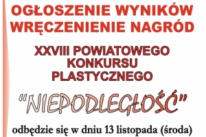 Konkurs Plastyczny Niepodległość Wręczenie Nagród