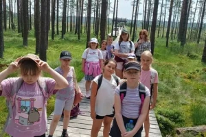 Pierwszy dzień zajęć plenerowych ,,Bór na Czerwonem