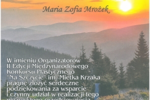 II Edycja Międzynarodowego Konkursu Plastycznego 