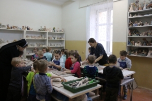 Wizyta dzieci z Przedszkola Niepublicznego  Zgromadzenia Sióstr Serafitek pw.Dzieciątka Jezus w Nowym Targu