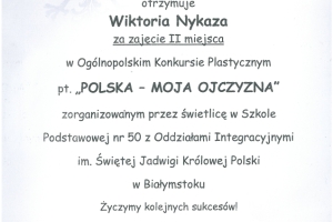 Ogólnopolski Konkurs Plastyczny pod hasłem  