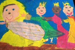 Konkurs plastyczny pt. „Oblicze Dzieciątka Jezus, które powitali Trzej Królowie”. 