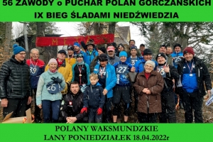 56 Zawody o Puchar Polan Gorczańskich - IX Bieg Śladami Niedźwiedzia