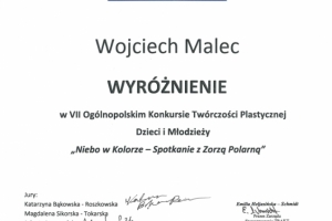 VII Ogólnopolski Konkurs Twórczości Plastycznej Dzieci i Młodzieży 